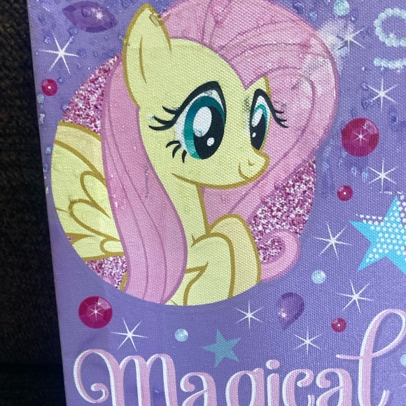 Magic Brand Purple and Yellow Canvas Art - Picture 2 of 5